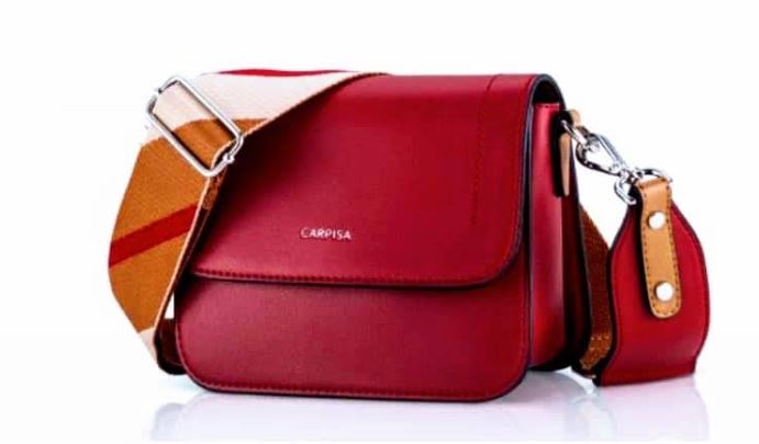 handtas carpisa rood crossbody tas