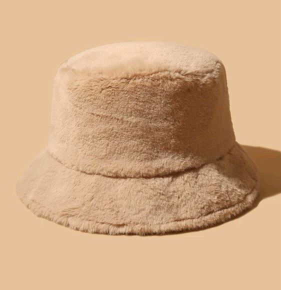 vissershoedje bucket hat zandkleur bovenkant