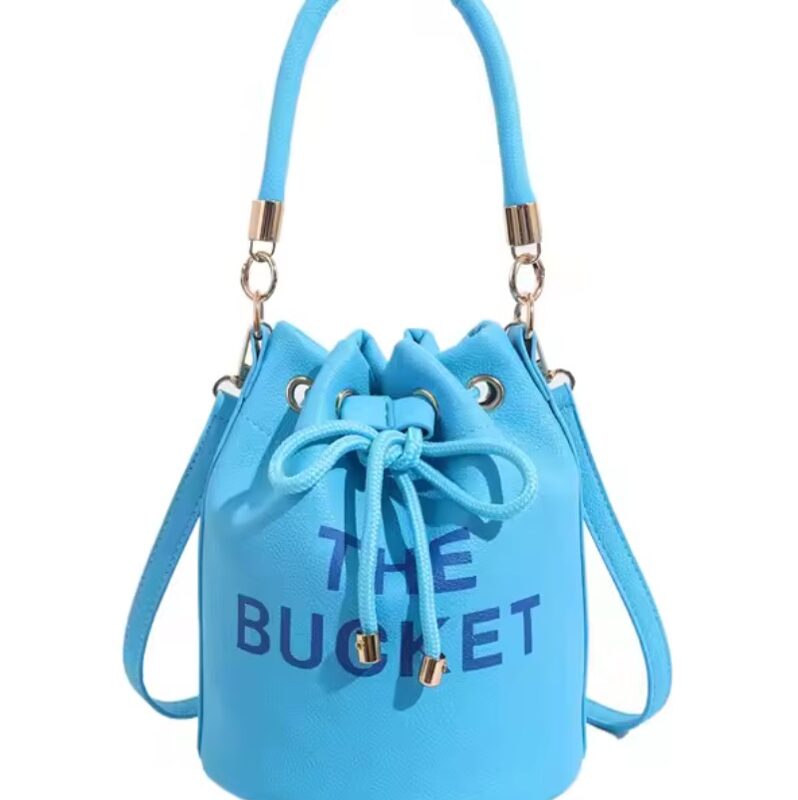 the bucket bag blue blauw