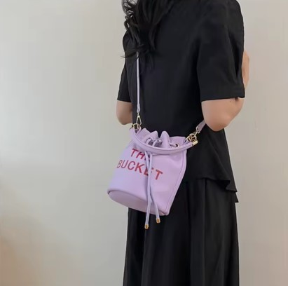 the bucket bag purple