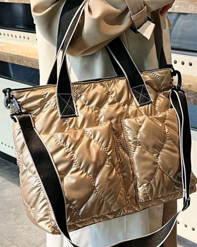 gewatteerde puffer bag