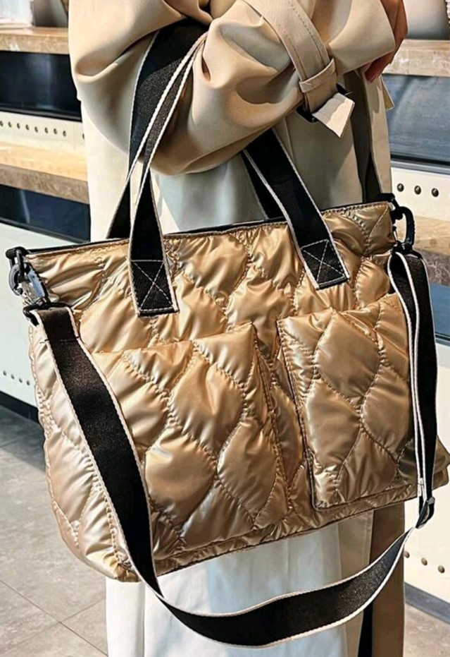 gewatteerde puffer bag