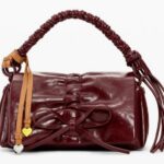 Desigual handtas crossbody tas bordeaux lak leder