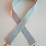 verstelbare tas riem baby blue baby blauw