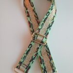 verstelbare tas riem goud color print