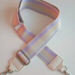 verstelbare tas riem lila off white