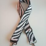 verstelbare tas riem zebra zwart wit