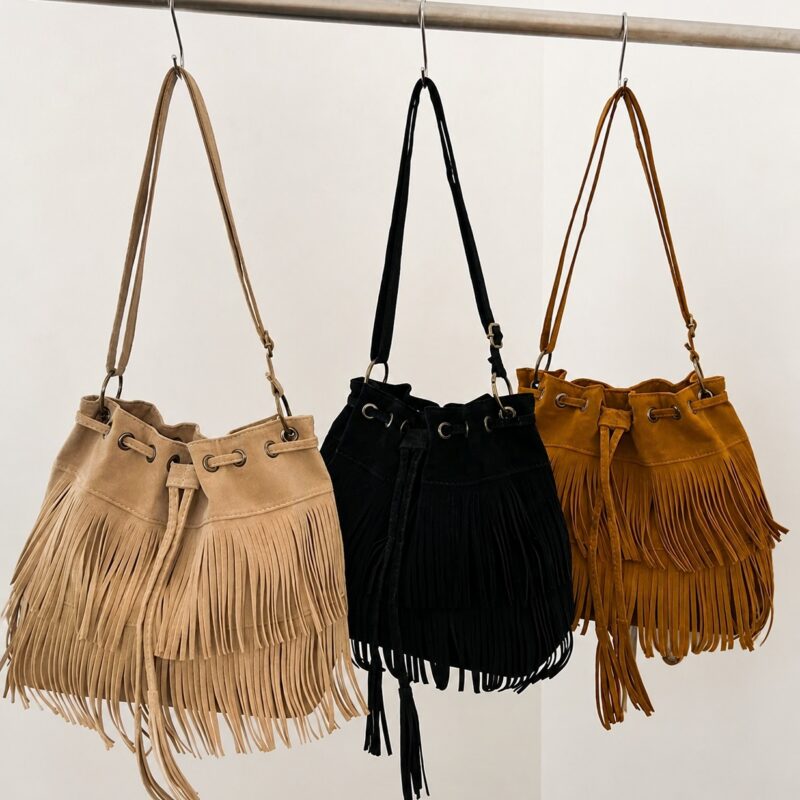 Schoudertas Crossbody tas Suede