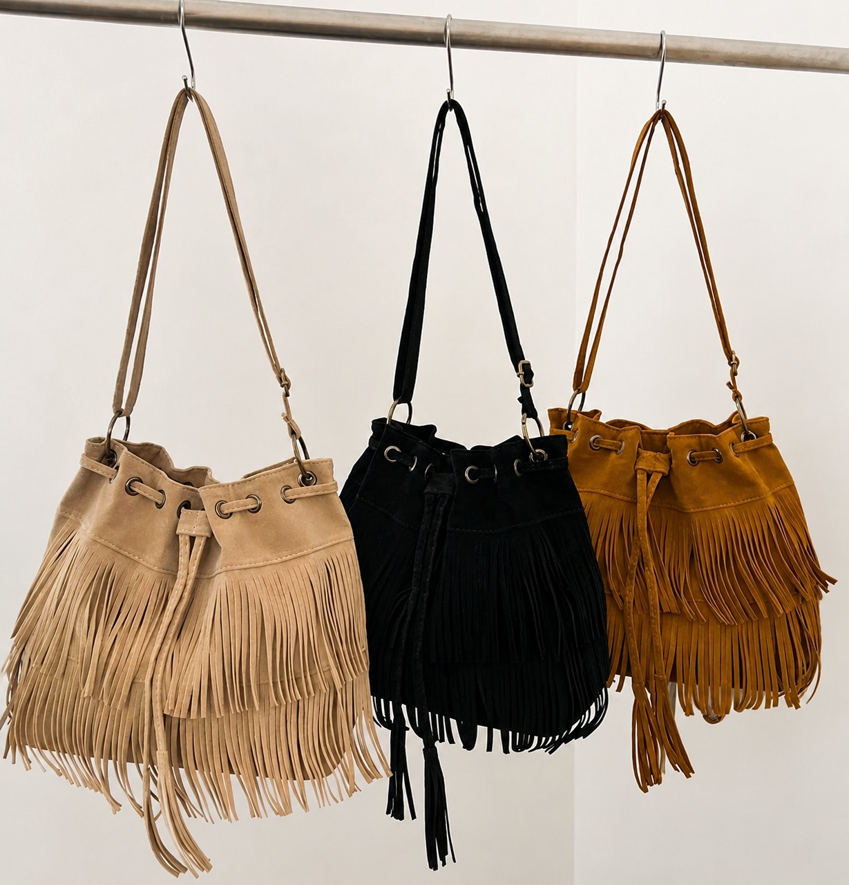 Schoudertas Crossbody tas Suede