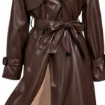 trenchcoat chocolade bruin