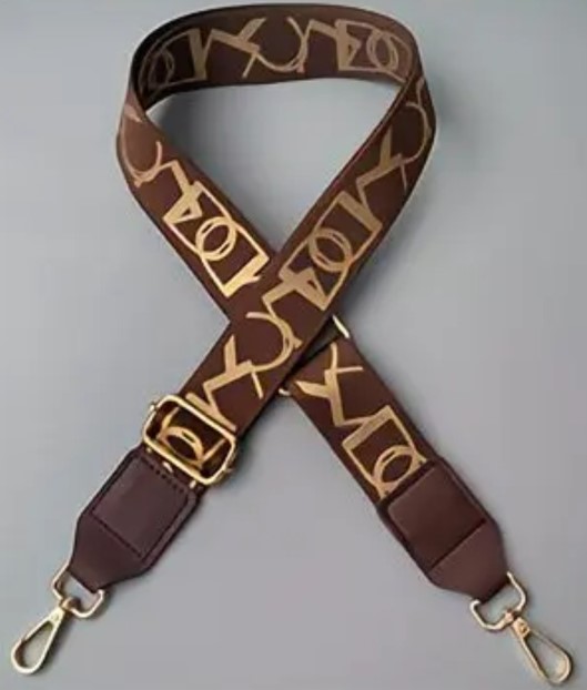 Verstelbare tas riem chocolade bruin